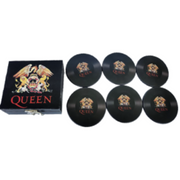 Queen Set of 6 Coaster Set Size 12x12x5cm
