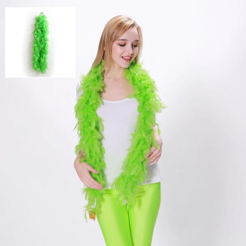 Feather Boa Green