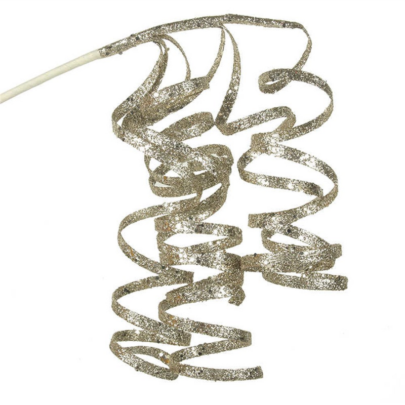 CHAMPAGNE GLITTER SWILL PICK LENGTH 64CM