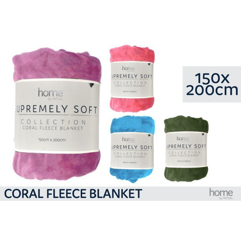 Coral Fleece Blanket Fashion 150x200cm