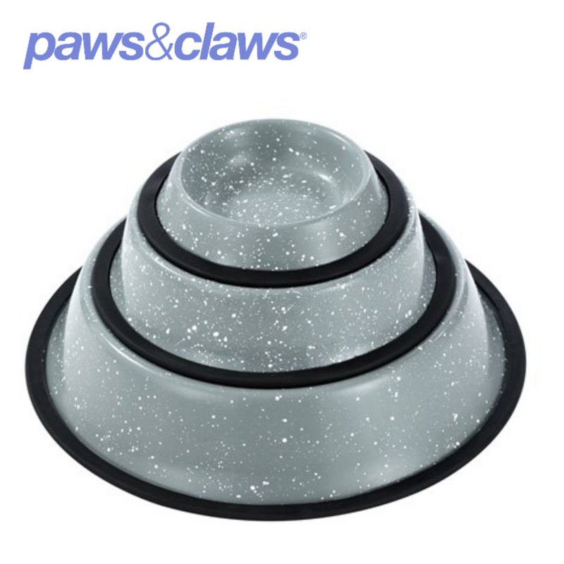 Savoy Non-Slip S/Steel Pet Bowl Grey 15.5cm 180ml