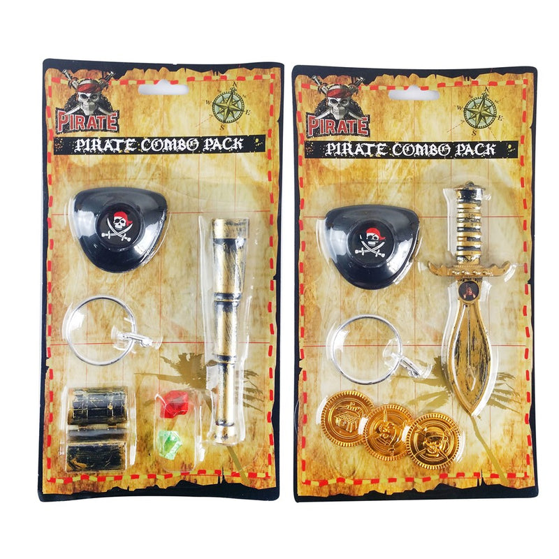 Pirate costume accessory combo pack