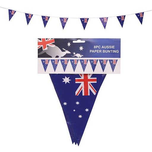Australian themed paper triangle bunting