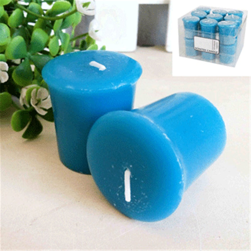 Royal blue Himalayan lagoon scented votive candle