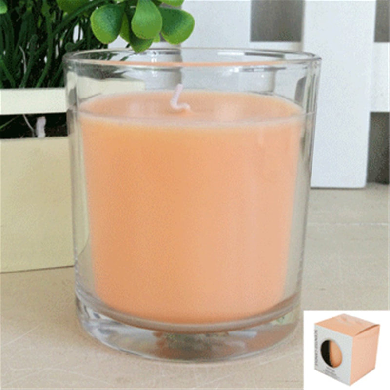 Mango mandarin scented jar candle in box
