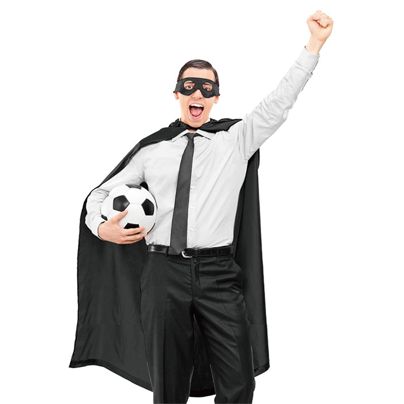 Black supporter cape costume
