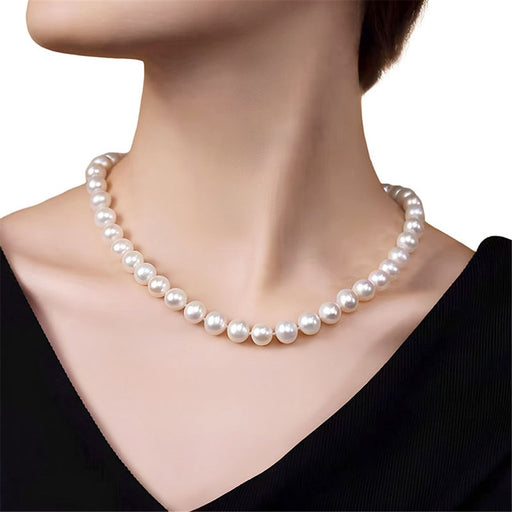 Faux pearl necklace costume accessory