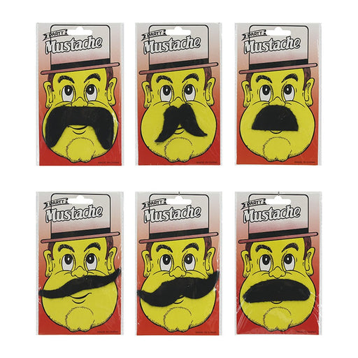 Pack of assorted fake mustaches