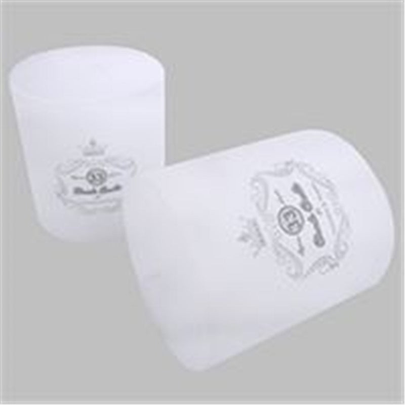 White unscented pillar candle 7x7.5cm