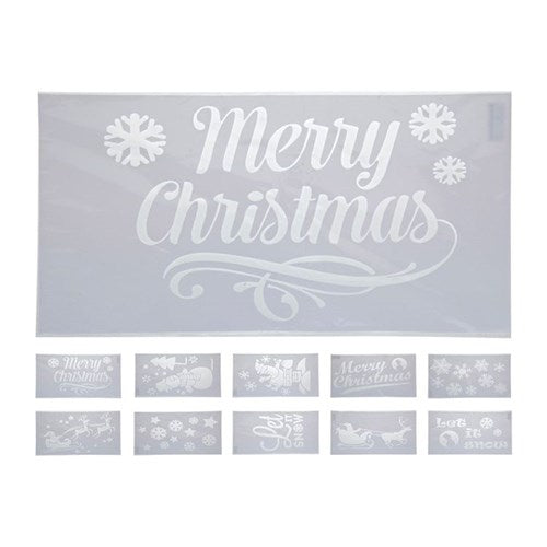 Christmas stencil ten assorted designs
