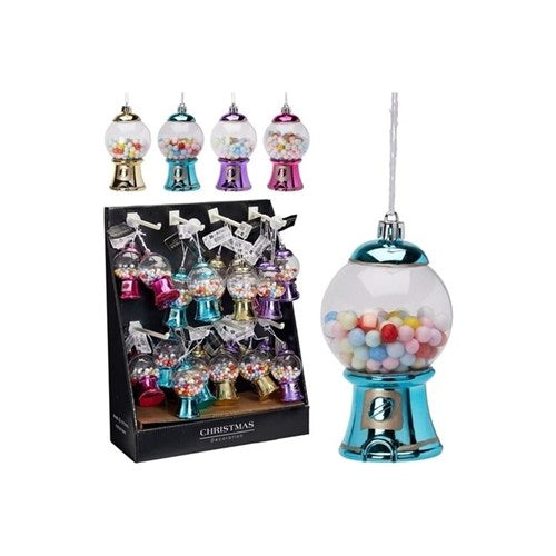 11cm candy machine hanging Christmas decoration assorted