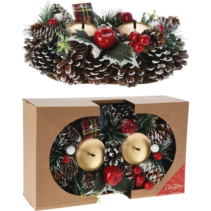 Ronis Wreath 26cm Advent Pinecone