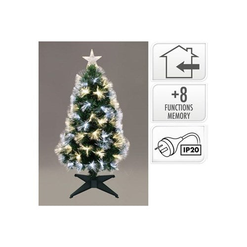 90 cm fibre optic prelit tree