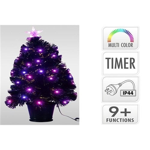 60cm fibre optic Christmas tree with 60 LEDs