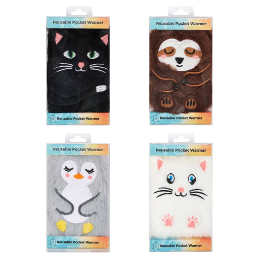 assorted furry friends pocket warmers