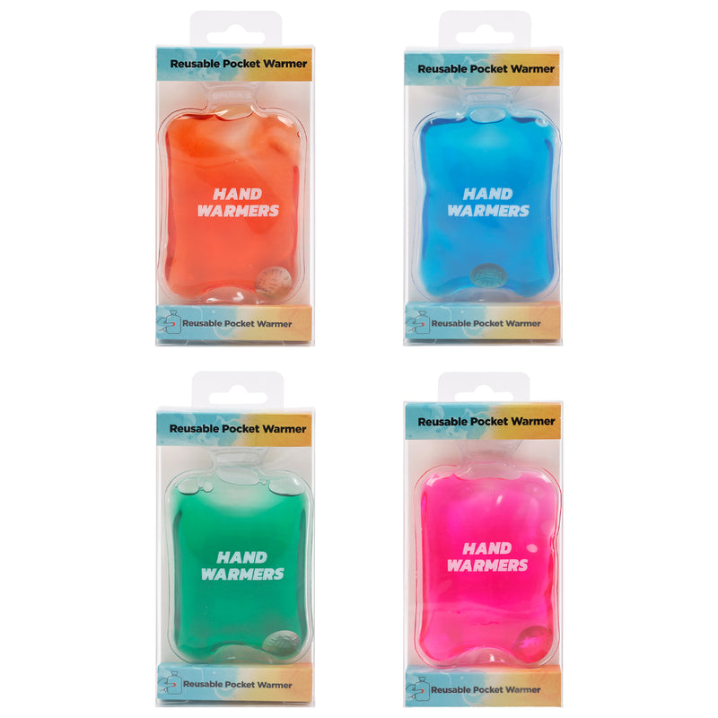 assorted gel bottle pocket warmers