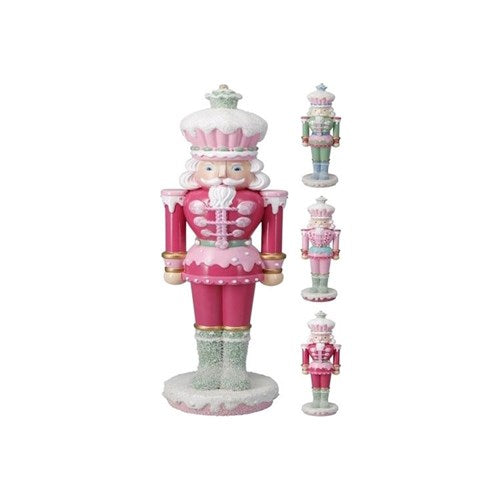 46cm polystone candy Christmas nutcracker assorted