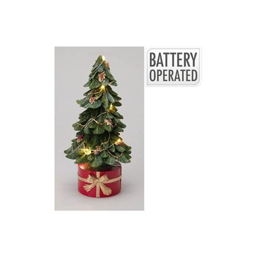 27 cm tabletop LED Christmas tree with 10 lights