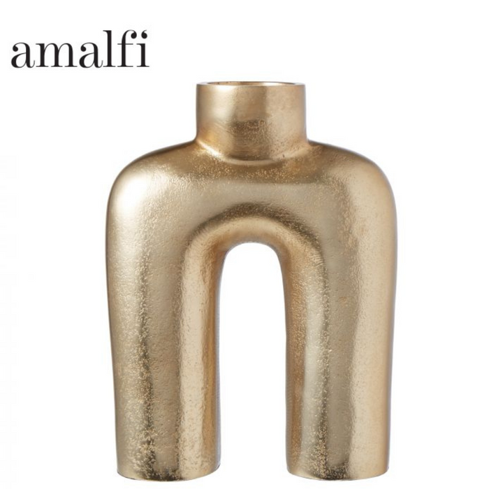 Amalfi Sculptural Candle Holder Gold