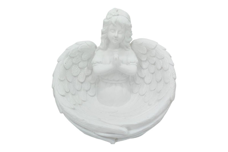 Angel bird feeder garden ornament