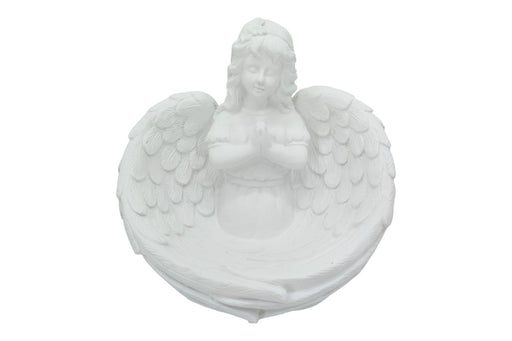 Angel bird feeder garden ornament