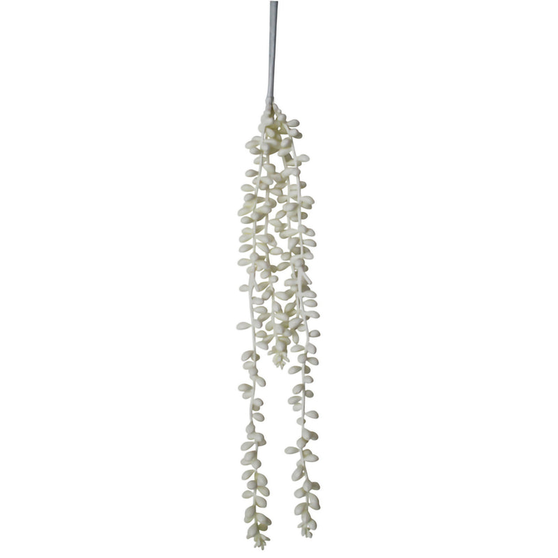 Artificial white string of pearls