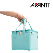AVANTI Insulated Canvas Lunch Bag Sea Breeze Blue – durable insulated canvas lunch bag for work and school