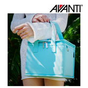 AVANTI Insulated Canvas Lunch Bag Sea Breeze Blue – durable insulated canvas lunch bag for work and school