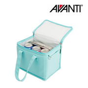 AVANTI Insulated Canvas Lunch Bag Sea Breeze Blue – durable insulated canvas lunch bag for work and school