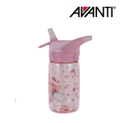 AVANTI YumYum Auto Flip Spout Tritan Bottle 450ml Unicorn – kids BPA-free water bottle with flip spout and unicorn design