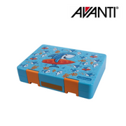 AVANTI YumYum Bento Box Surfing Sharkie – kids bento lunch box with compartments and surfing shark design