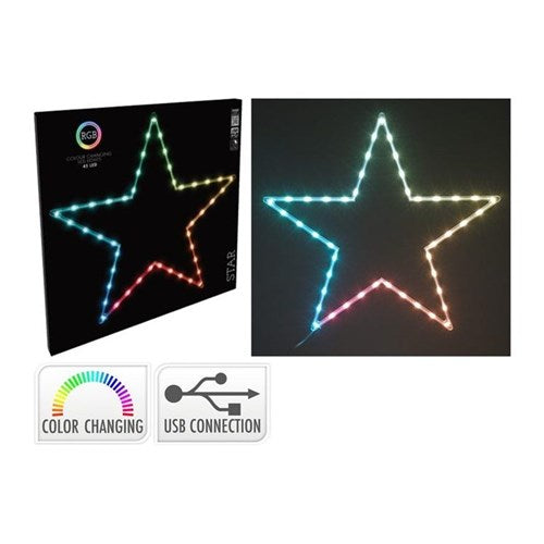 RGB USB star silhouette light