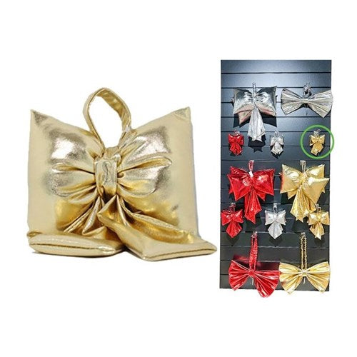 Gold decorative bow, 13 x 20 cm