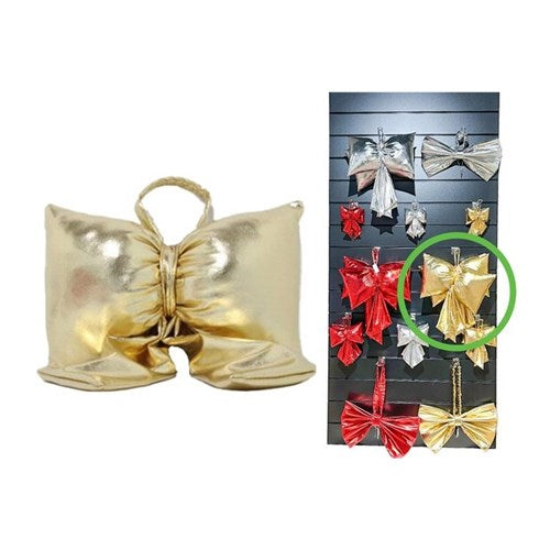 Gold decorative bow, 18 x 26 cm