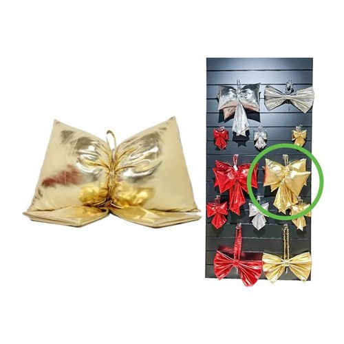 Oversized gold bow, 40 x 55 cm