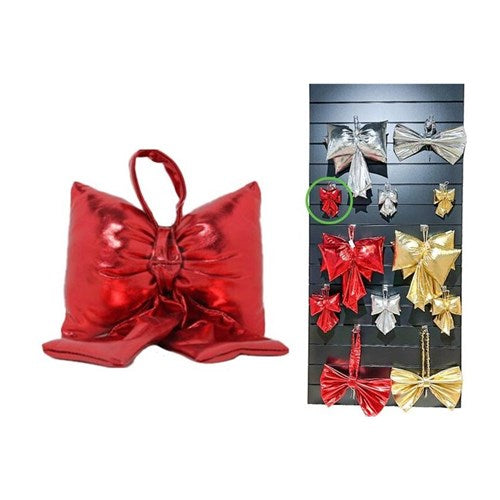 Red decorative bow, 13 x 20 cm