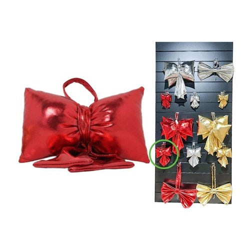 Red decorative bow, 18 x 26 cm