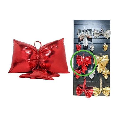 Oversized red bow, 40 x 55 cm