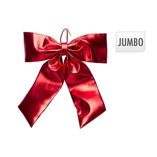Colossal red bow, 68 x 80 cm