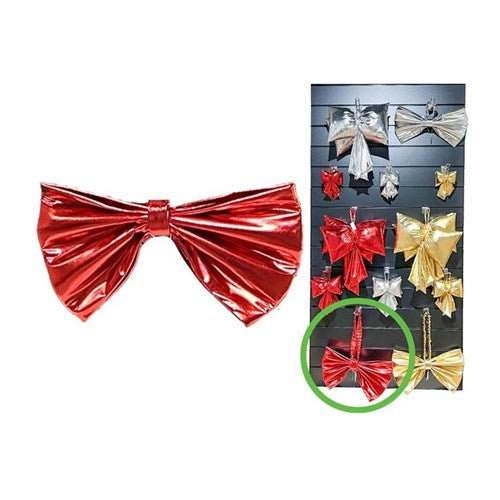 Red chair bow 50 x 38 cm tied on a dining chair