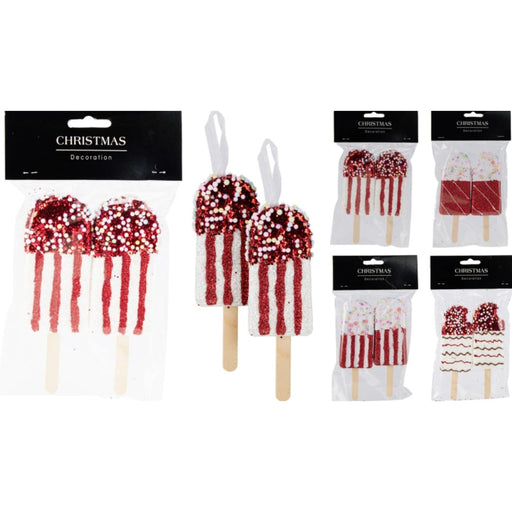 Ronis Ice Cream Hangdeco 14cm 2Pcs