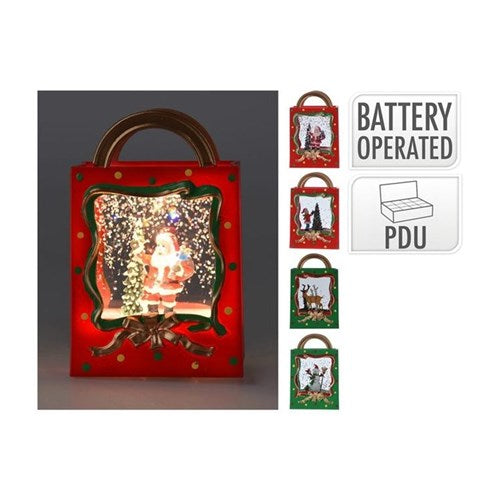 11 cm light up gift bag decoration