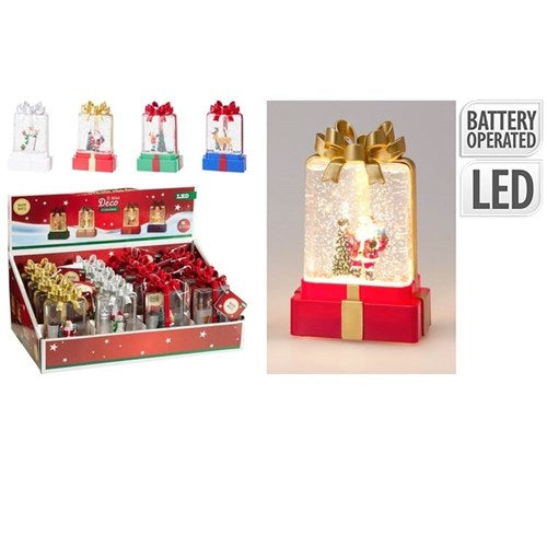 acrylic LED Christmas decoration warm white four assorted designs