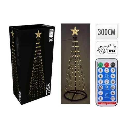 300 cm warm white color change LED tree, 550 LEDs