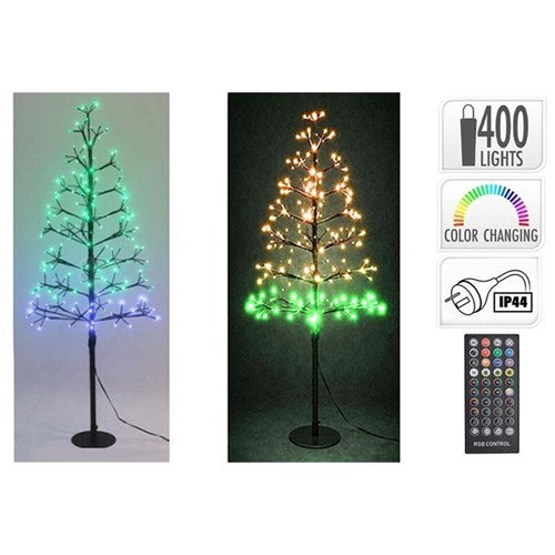 180cm RGB fireworks tree 400 LED remote control