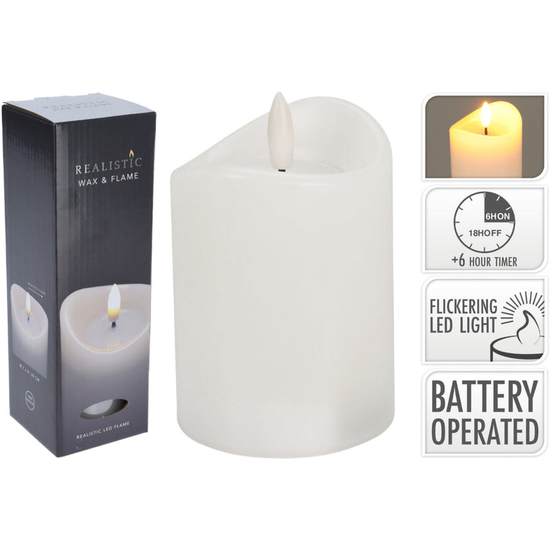 Ronis Led Candle 70X200Mm White