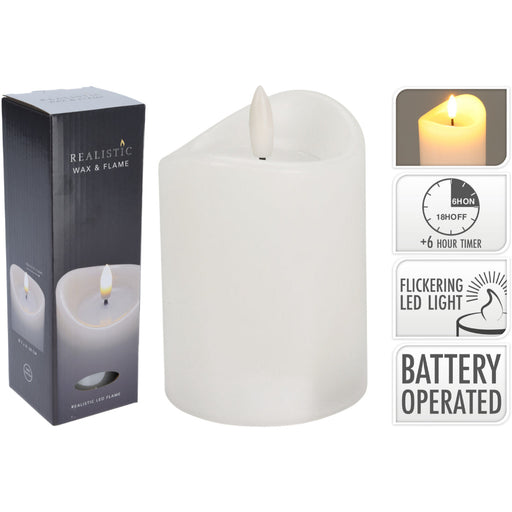 Ronis Led Candle 70X200Mm White