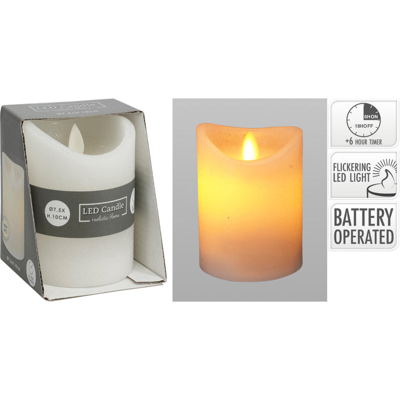 Ronis Led Candle Swing Flame 75X100Mm White