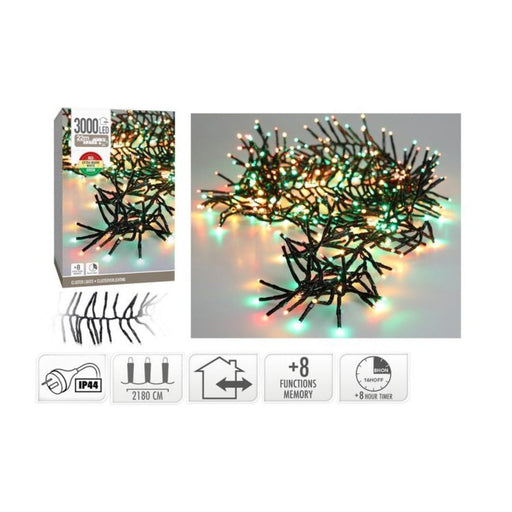 Ronis Cluster Lights 3000L Christmas Ip44 21.8M