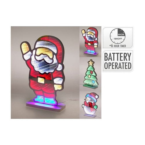 28 cm infinity mirror lights, 3 assorted, 152 LEDs